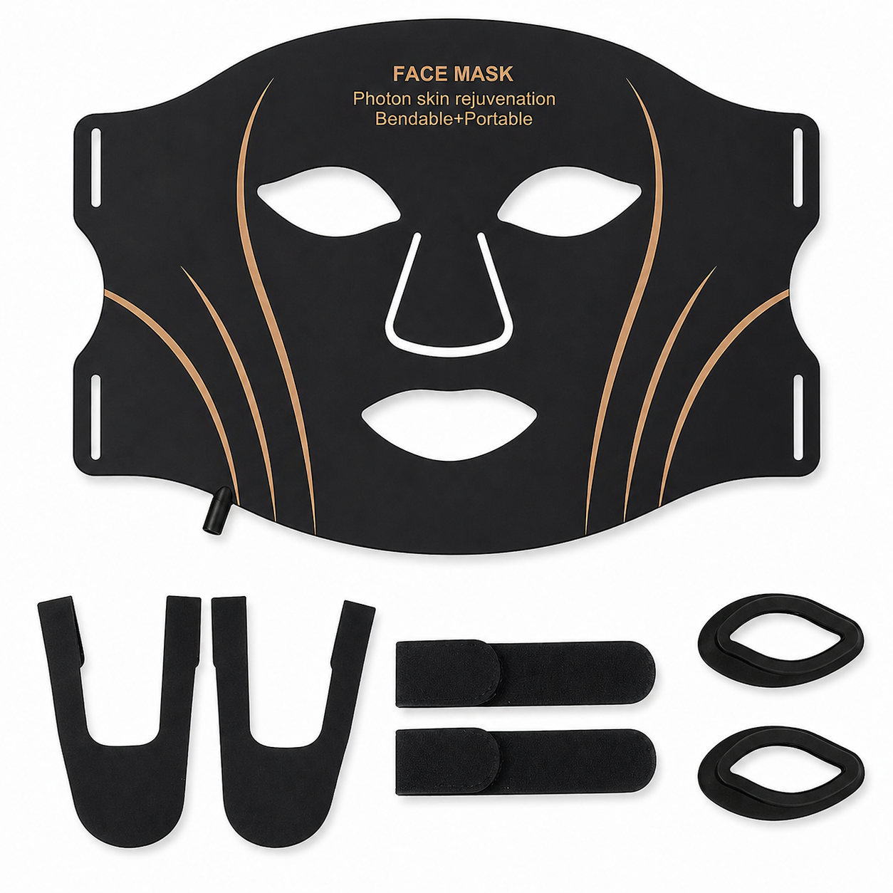 LED Face Mask - Professional 7-Color Light Therapy for Flawless Skin