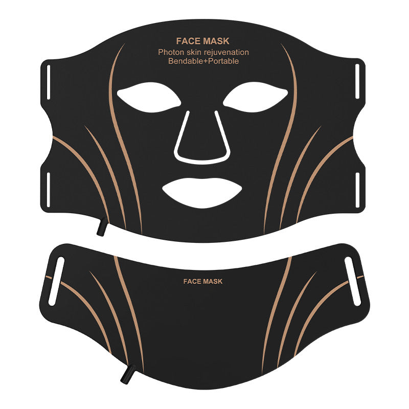 LED Face & Neck Mask - Professional 7-Color Light Therapy for Flawless Skin